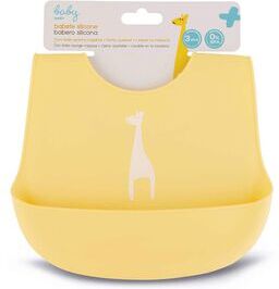 Baby Wells Babete Silicone Amarelo 1 un