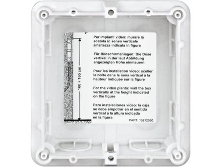 BTicino 350010 Boîtier à Encastrer Sfera New\, 1 Module