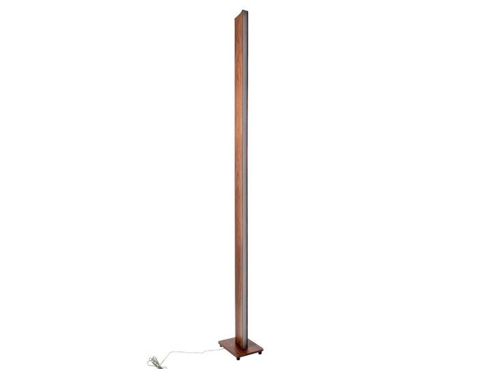 LED-Stehlampe dimmbar Holzoptik länglich