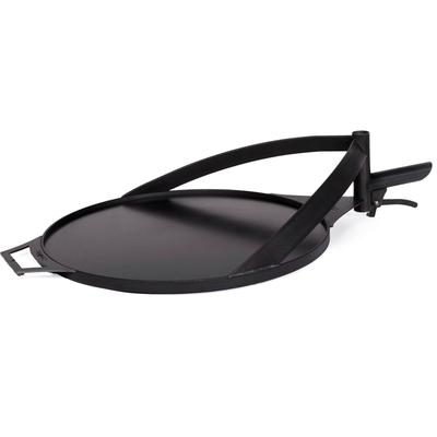 Grillpfanne COOKKING "CookKing Stahl Grillplatte Für Bandito und Montana X Ø 50 cm", schwarz, B:50cm H:17cm L:50cm, Pfannen, für Bandito und Montana X, Ø 50 cm
