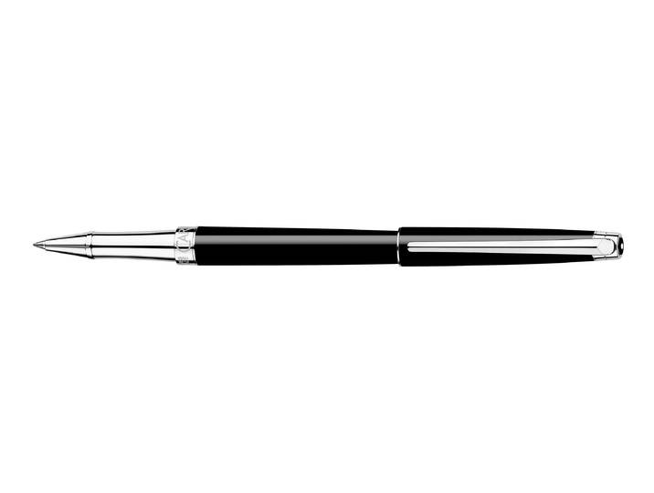 Gelroller Caran d'Ache Léman Slim , schwarz, Messing, Stifte, Gelroller