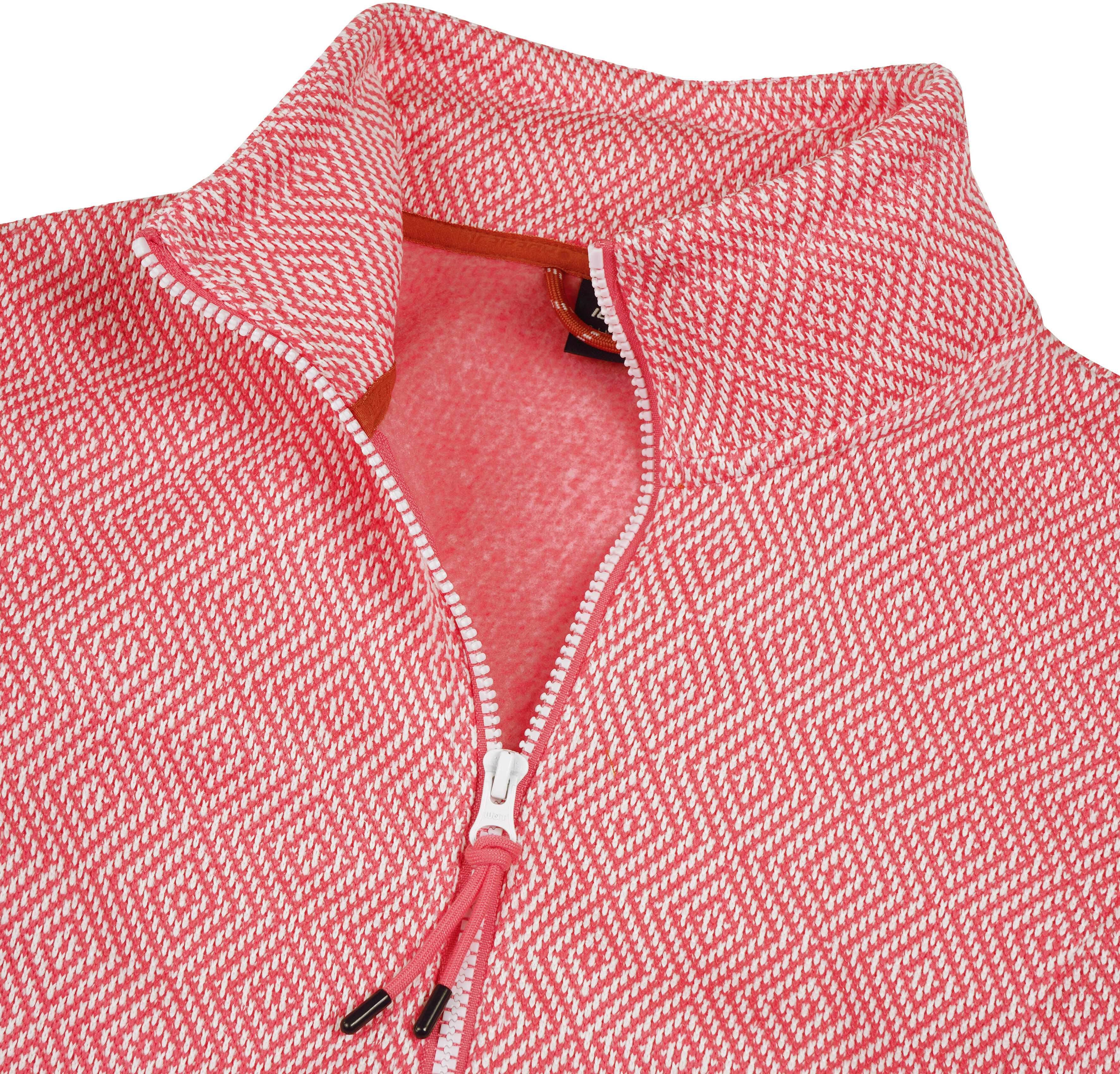 Fleecejacke ICEPEAK "AIKES", Damen, Gr. S, rosa (mandarine), Obermaterial: 100% Polyester, Jacken Fleecejacke, schnell trocknendes Material, aus Polyester