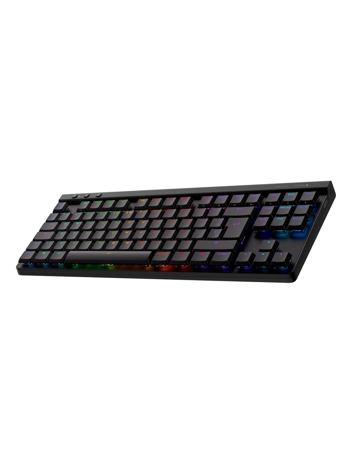 Logitech G515 LIGHTSPEED TKL - Tactile - Gaming Tastatur (TKL) - 80% - Spanisch - Schwarz
