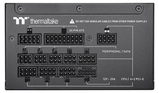 Thermaltake Toughpower XT 1000W Netvoeding ATX3.1/GEN5 80+G, zwart