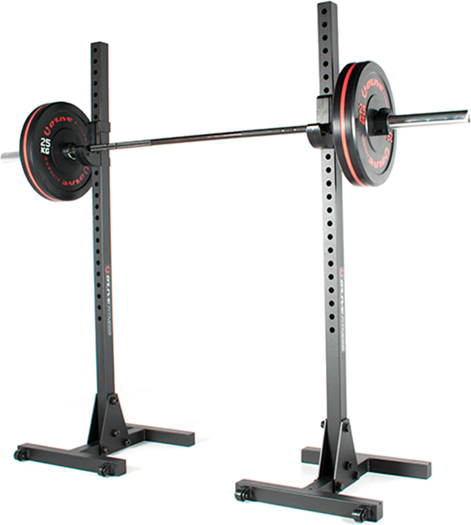 Suporte Sentadillas Ou'Live: Ideal para realizar press plano, inclinado, recusado, squats e remo