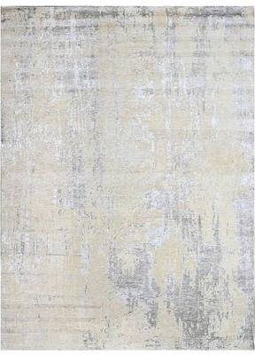 "Kalaty One-of-a-Kind Ivory Cascade Hand-Knotted Area Rug - 6'1"" x 8'11"""