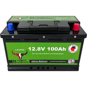 Bulltron LiFePO4-Akku LI100B100-12, 100 Ah, 12 V, mit Batterie-Management-System & Bluetooth