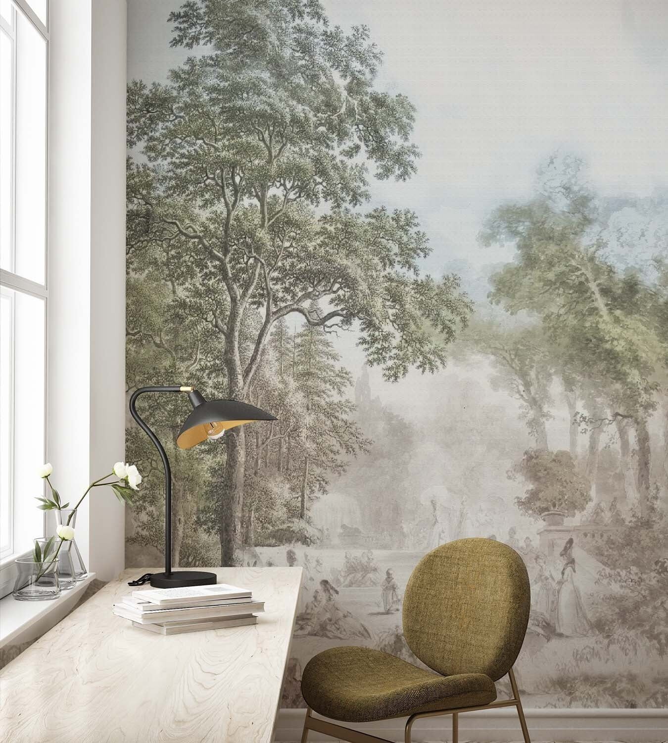 Annet Weelink Romantic Garden Color   8785280858436   Behang