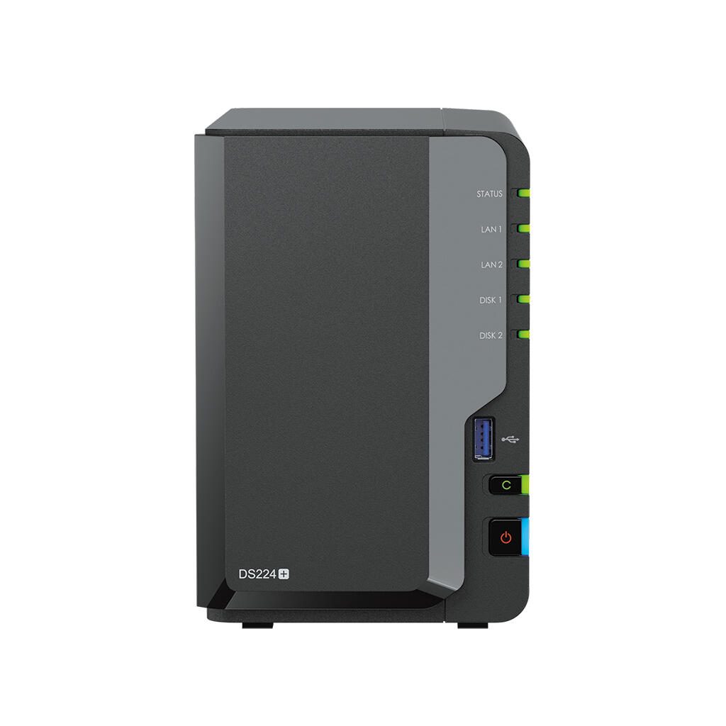 Synology DiskStation DS224+ 2 Einschübe NAS-Server Leergehäuse