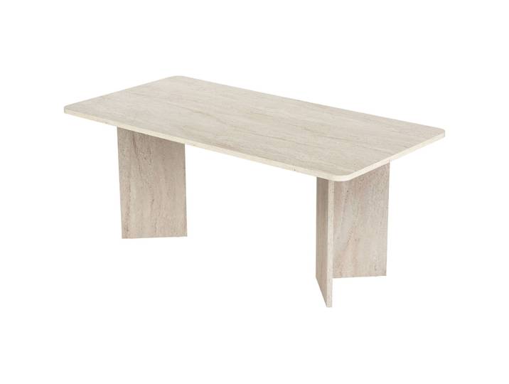 Esstisch Georis Holzwerkstoff Travertin B 180 T 90 cm - Esstisch