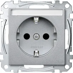 Merten SCHUKO-Steckdose alu MEG2302-0460