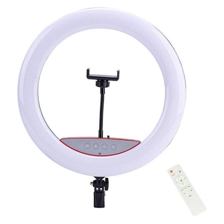 iLike Elight SR14 36cm LED Light Ring with Smartphone holder + 220V Adapter + BT remote (ELIG-SR-14)