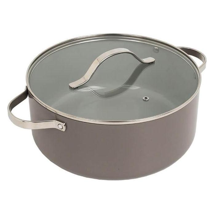 Maestro Garnek z pokrywką 24 cm 4 1L MR-4009-24 (Aluminium) (MR-4009-24)