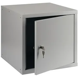 HP Autozubehör, Werkstattschrank, Schließfachschrank lichtgrau,RAL 7035/lichtgrau,RAL 7035 H450xB450xT450mm (45 cm, 45 cm)