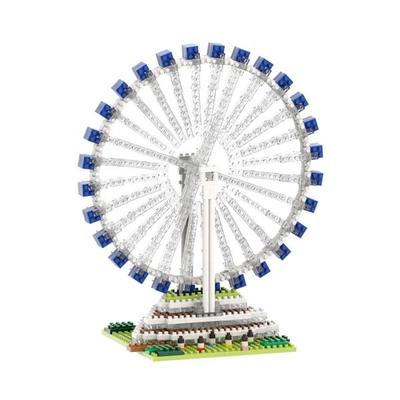 BRIXIES 200064 - Riesenrad, 3D Konstruktionsbausatz aus Ministeinen, 900 Teile