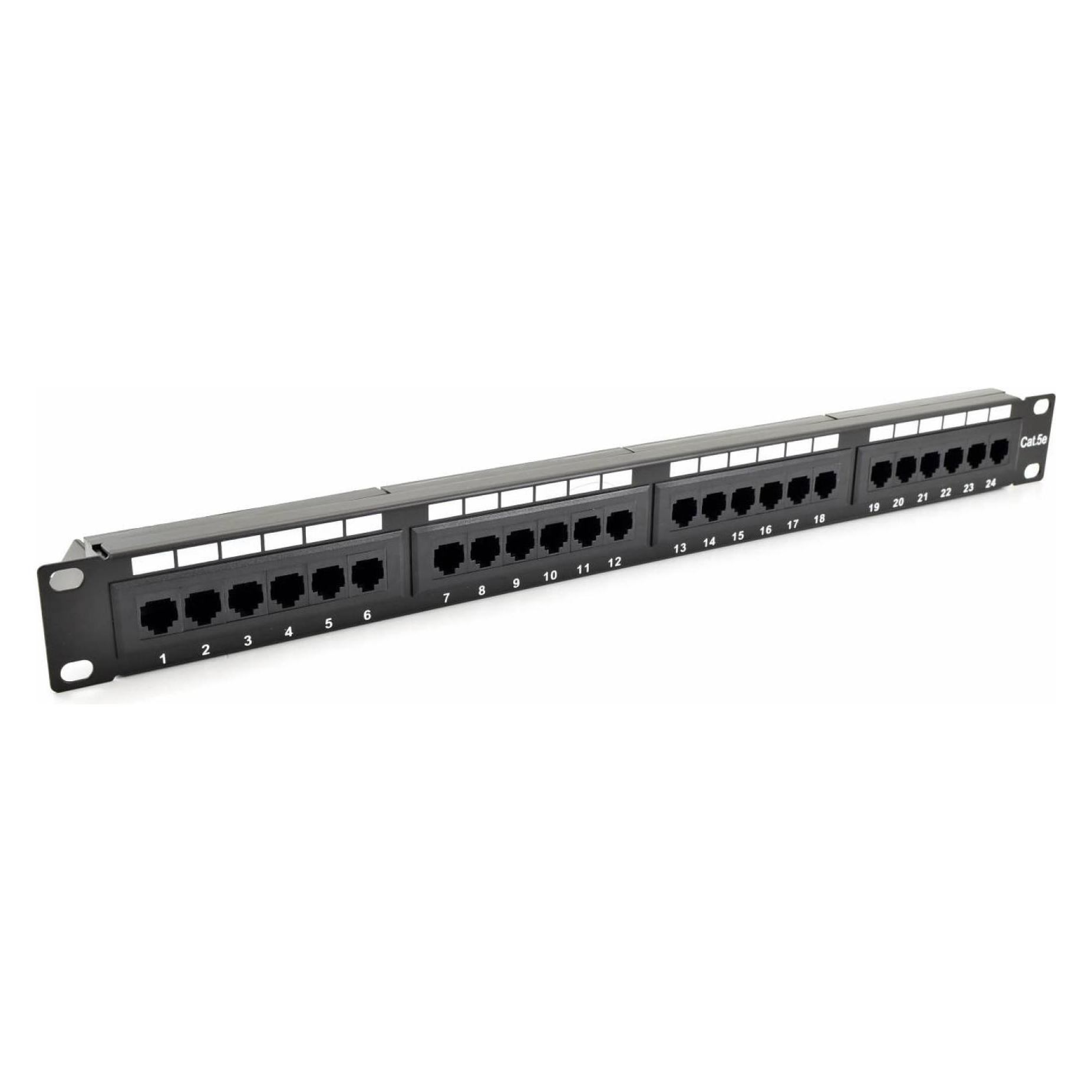 C&C Partners Utp-19-Zoll-Panel Der Kategorie 5E mit 24 Rj45-Ports (CCAS-PA5E-24UTP)