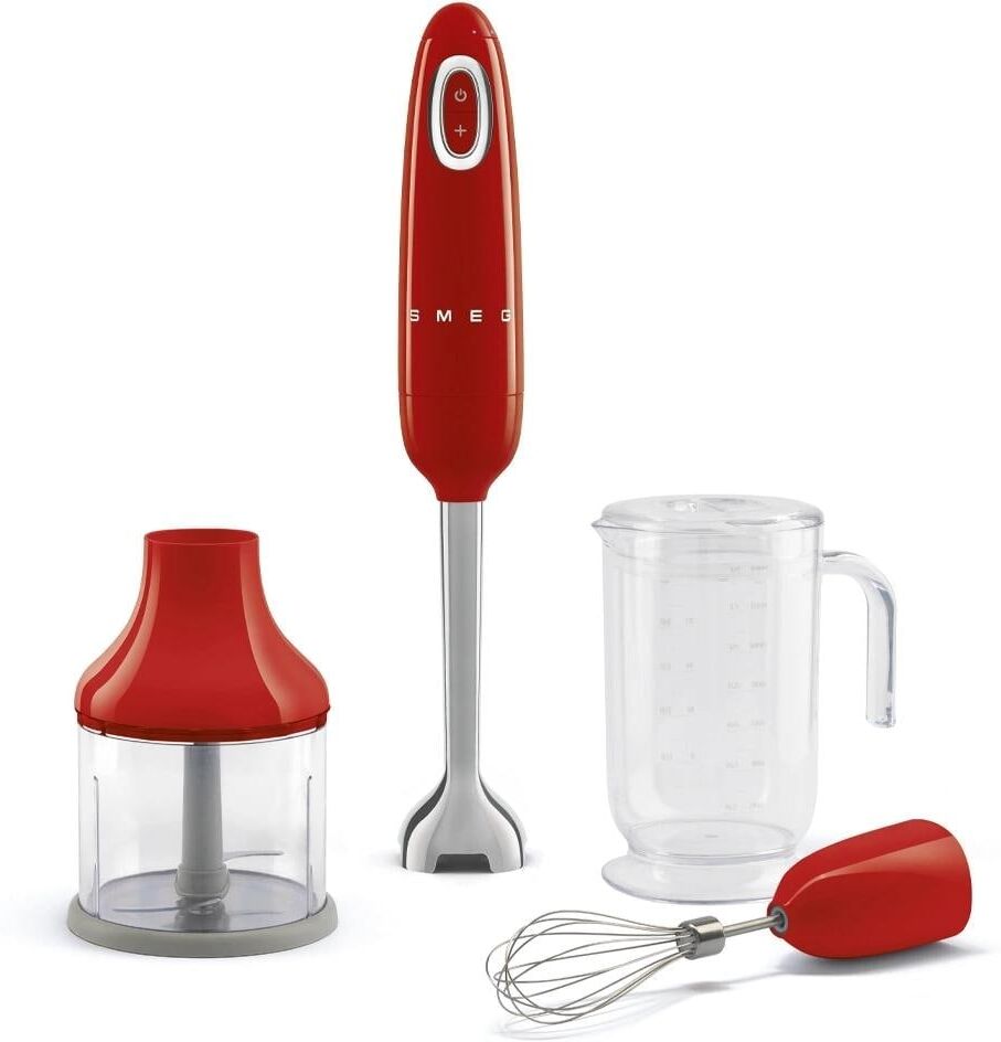 SMEG Stabmixer "HBF03 WhEU", rot, B:6,5cm H:41,4cm T:6,5cm, Mixer, Stabmixer rot Einheitsgröße