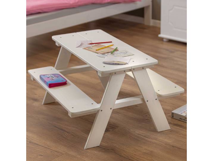 Picknicktafel Voor Kinderen Hannah - Wit