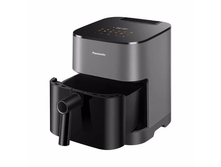 Panasonic NF-CH3-CC500-PACK Air Fryer mit Sichtfenster – 5 Liter Heissluftfritteuse – Airfryer - Friteuse – schwarz / grau