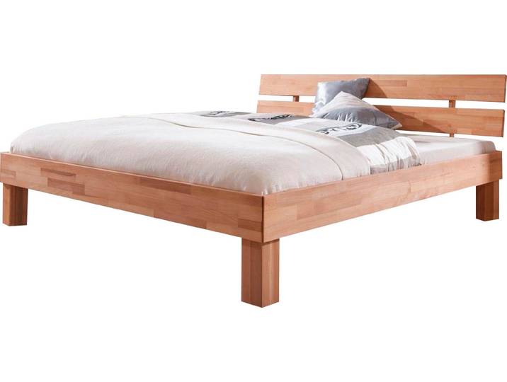 Massivholzbett RELITA Julia, Deal für begrenzte Zeit , beige (buche geölt), B:185cm H:75cm L:212cm, Betten, Massivholzbett, stabverleimte Buche, oberfläche geölt, verschiedene Breiten