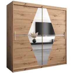 SCHWEBETÜRENSCHRANK 200/200/62 2-türig