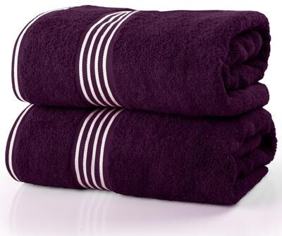 Bath Towels - 2PC 500GSM 100% Cotton Towel Set 35x70in Extra Large Quick Drying Bath Towels by Lavish Home