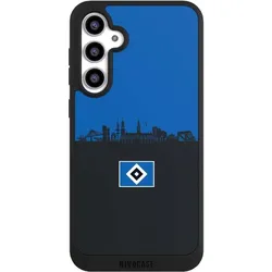Nivocase Handyhülle für Samsung Galaxy S23 FE Hülle NIVOpure Case Schwarz HSV Hamburg Skyline (Samsung Galaxy S23 FE), Smartphone Hülle, Schwarz