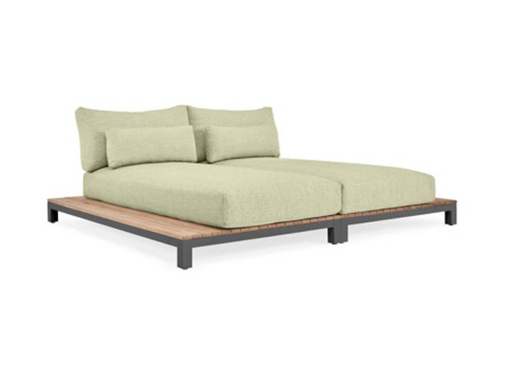 Suns Evora Daybed Teak/Quick dry foarm