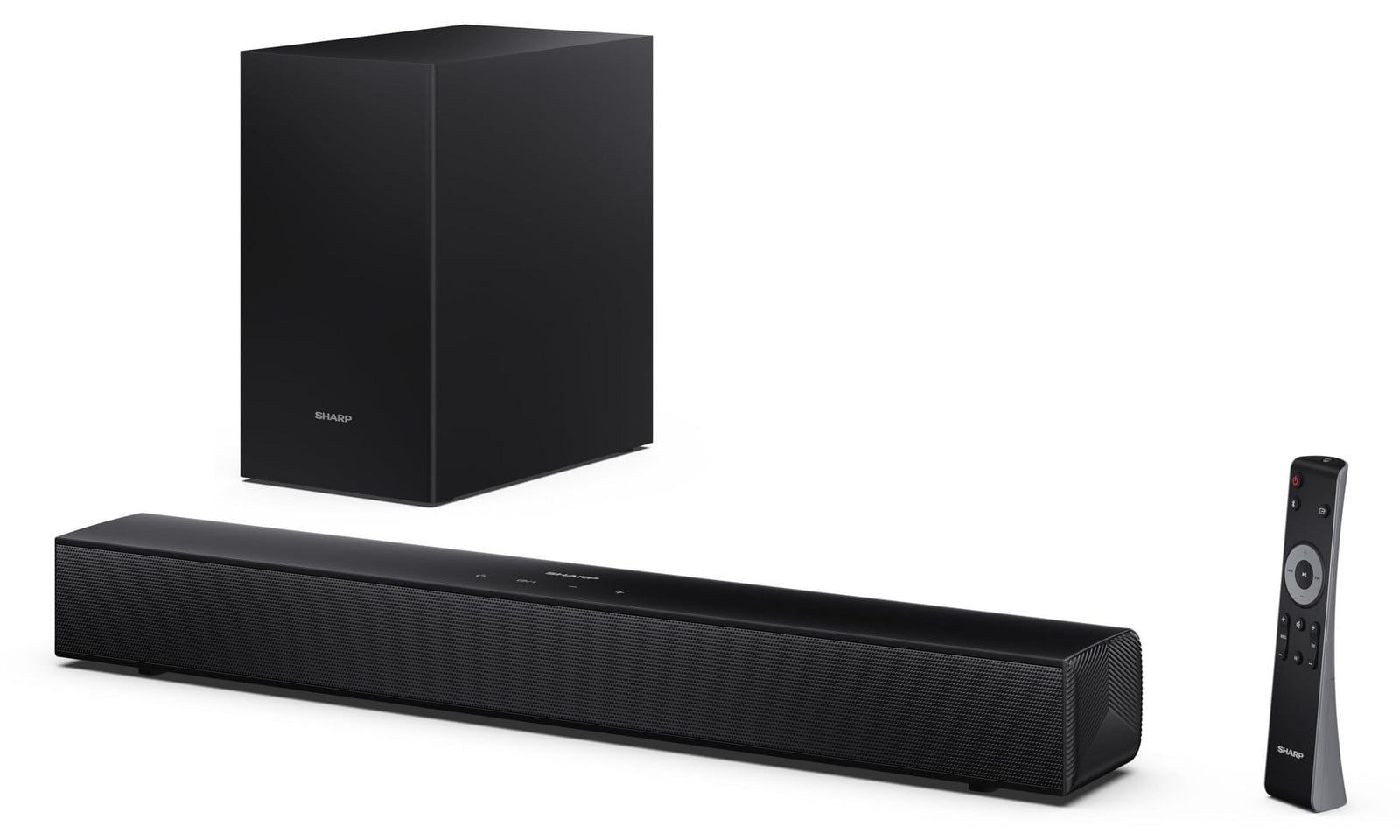 Sharp HT-SBW121 Geluidssysteem voor TV - 2.1-kanaals - Draadloos - Bluetooth - Matzwart