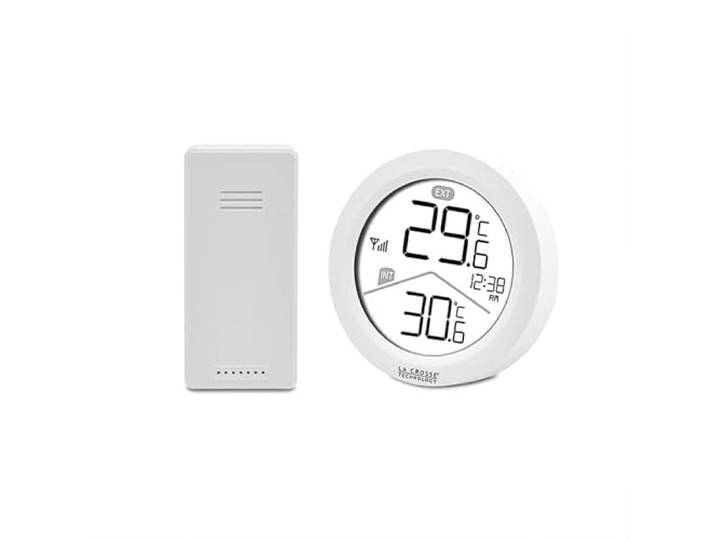 La Crosse Technology - WS6219 Station de températures avec min/max - Blanc