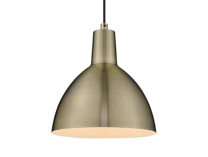 Froschkönig24 Metropole hanglamp Ø15cm antiek messing