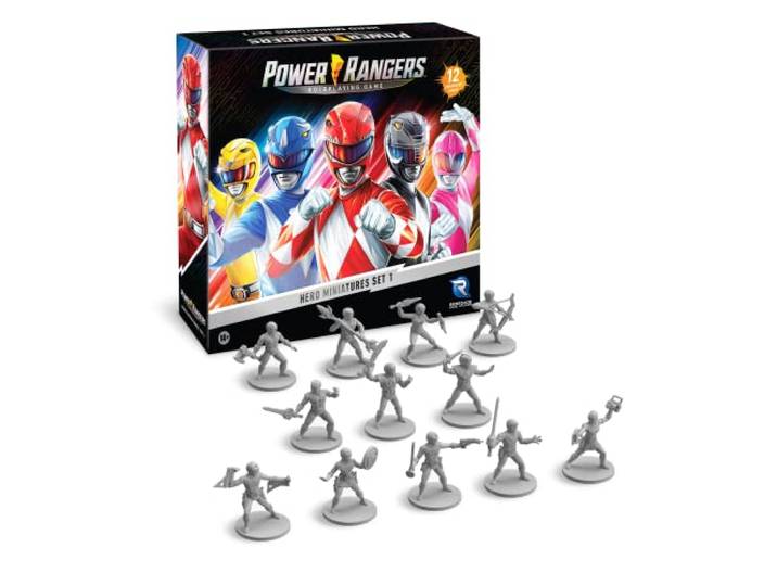 Power Rangers: RPG Hero Miniatures Set 1 - Rolepaying Game - Renegade Game Studios