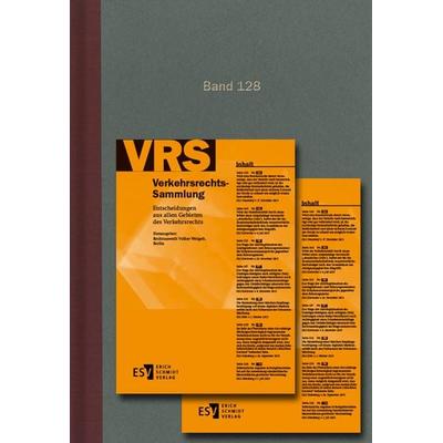 Verkehrsrechts-Sammlung (VRS). Entscheidungen aus allen Gebieten des Verkehrsrechts / Verkehrsrechts-Sammlung (VRS) Band 130, Gebundene Ausgabe von