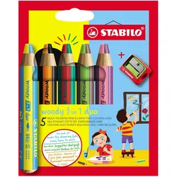 Stabilo, Malstifte, woody 3 in 1 duo