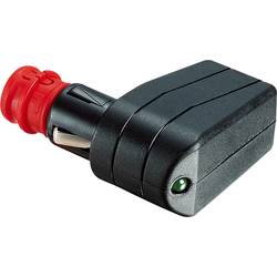ProCar Universal-Winkelstecker mit LED Belastbarkeit Strom max.=7.5 A Passend für (Details) Zigarettenanzünder- und Normsteckdosen Stecker 12 oder 24 V/DC 57730006