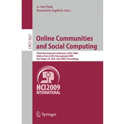 Online Communities and Social Computing, Fachbücher von Panayiotis Zaphiris, A. Ant Ozok