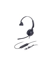 Yealink UH44 Mono Headset On-Ear kabelgebunden USB-A USB-C Zertifiziert für Microsoft Teams (1308188)