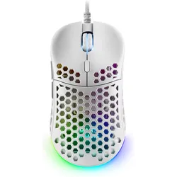Mars Gaming MM55 (Kabelgebunden), Maus, Weiss