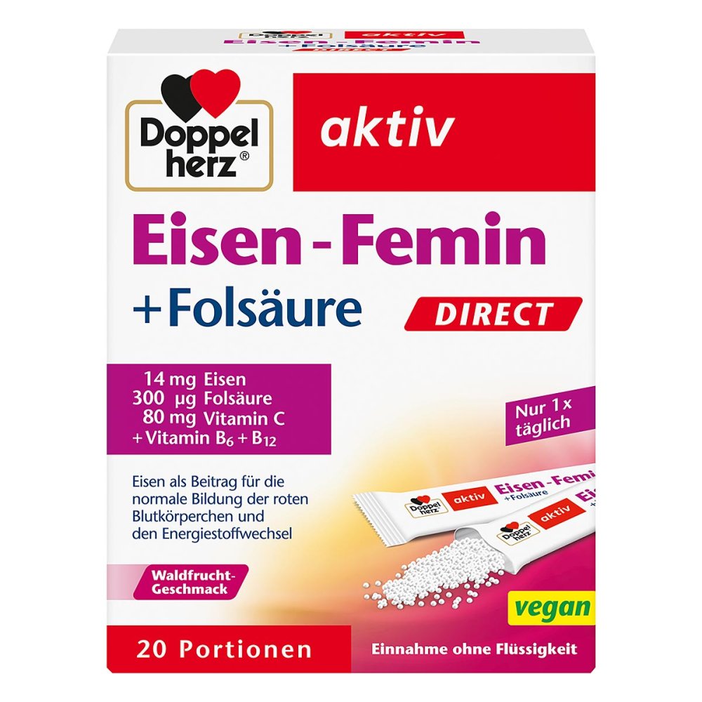 Queisser Pharma GmbH & Co. KG Doppelherz aktiv Eisen - Femin DIRECT 01446577