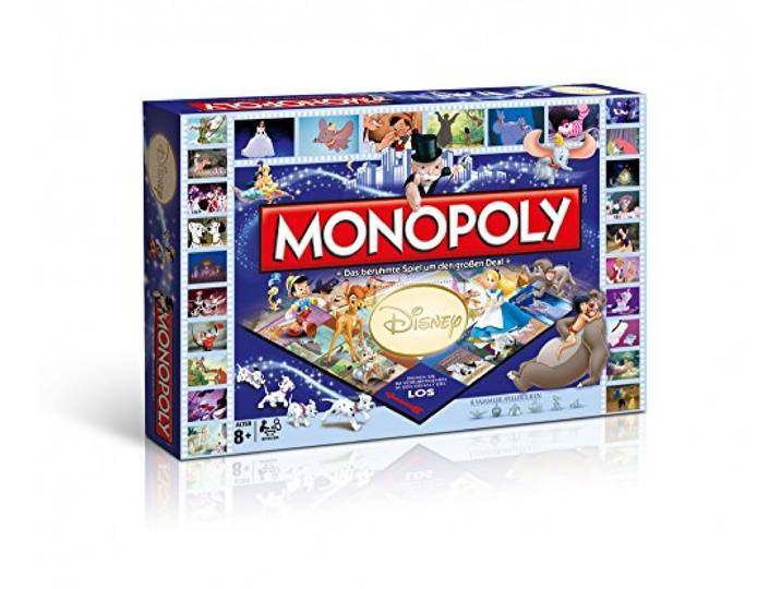 Monopoly Disney Classic's - Erlebt spielerisch den Zauber der Disney-Filme! Gesellschaftsspiel Familienspiel Brettspielklassiker