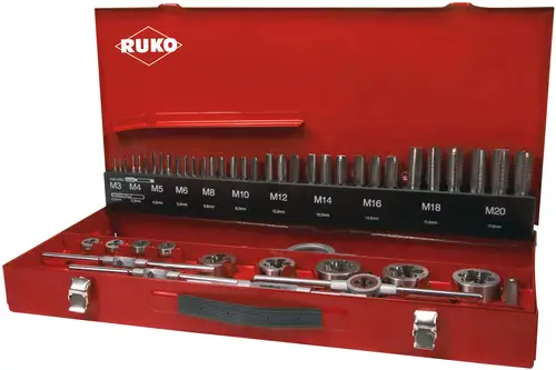 RUKO 245040 Gewindewerkzeugsatz 54 tlg. Set 4