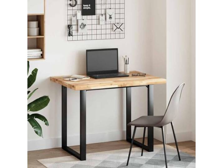 KTHLBRH Rechteckige Tischplatte 100 x 70 x 4 cm Massivholz Akazie Unbehandelt, personalisierbar mit Farbe, glatte Oberfläche, leicht zu reinigen, vielseitig verwendbar für Wohnzimmer oder Bar