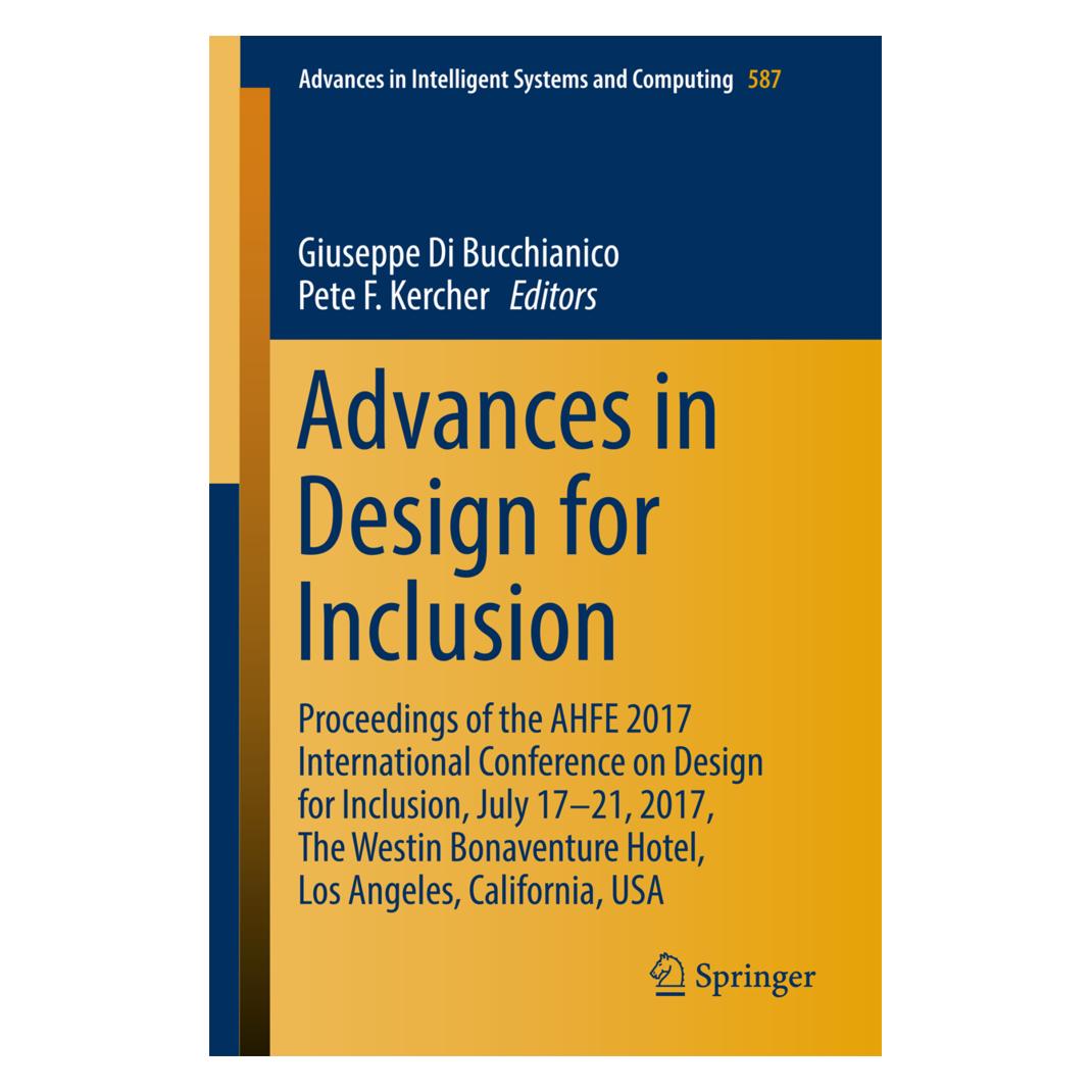 Springer Advances in Design for Inclusion (Englisch, Softcover, Giuseppe Di Bucchianico, Pete F Kercher) (55927022)