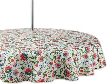 DII Garden Floral Print Outdoor Tablecloths