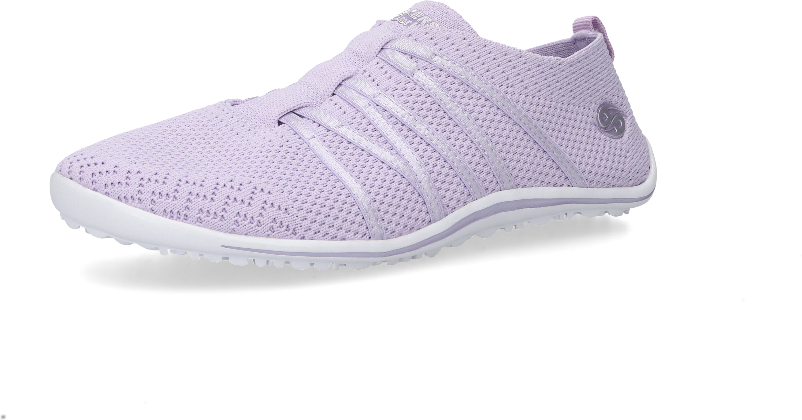 Dockers by Gerli, Schlupfschuh, Sneaker, Sommerschuh in lässiger Strick-Optik fliederfarben 38, Textil