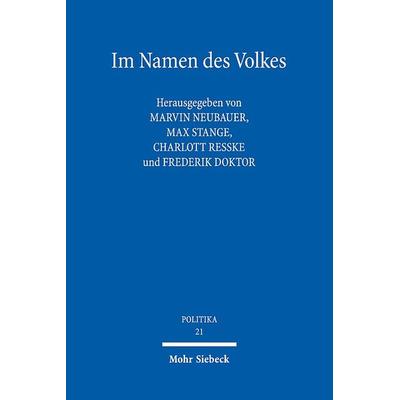 Im Namen des Volkes, Taschenbuch von , Mohr Siebeck, 978-3-16-158219-6