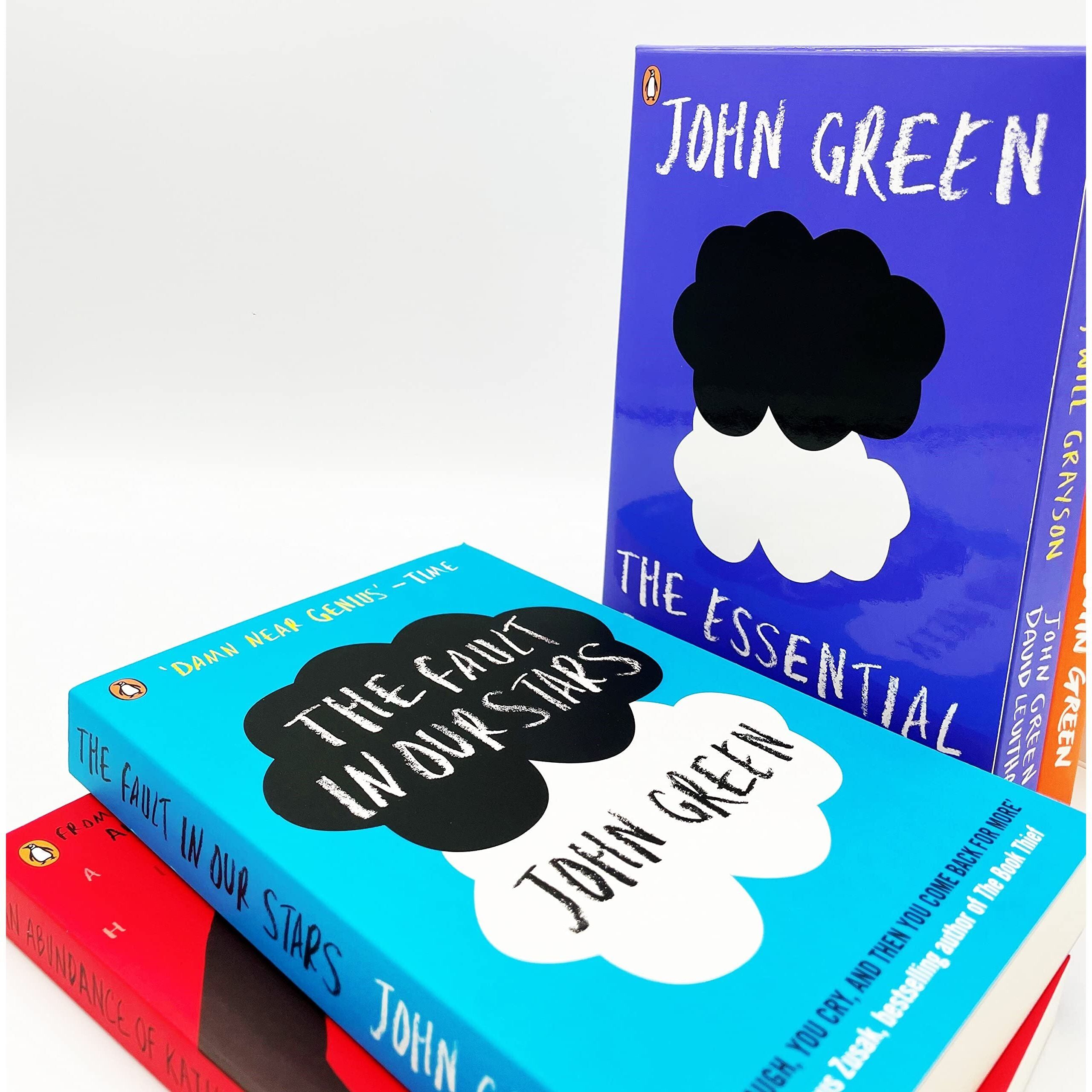 Penguin The Essential John Green 4 Book Collection Set – The Fault in Our Stars, Turtles All the Way Down & Bestselling YA Fiction Collection