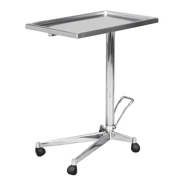 Servoprax GmbH Instrumentenzureichtisch, Stumme Schwester, höhenverstellbar mit Fußpumpe F8 50061F