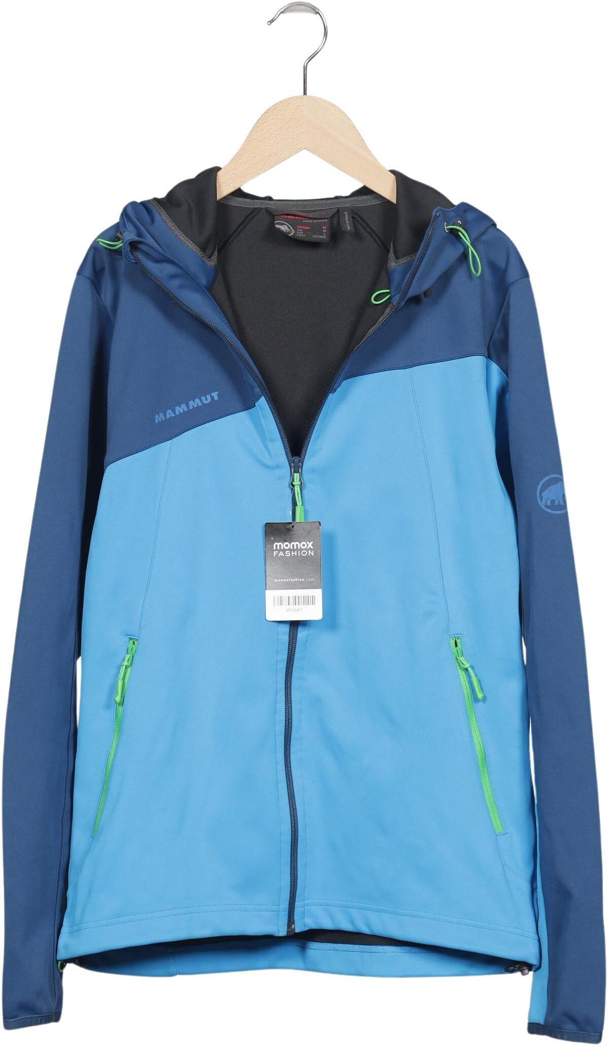 Mammut Herren Kapuzenpullover, Hellblau, Gr. M, Synthetik - Second Hand