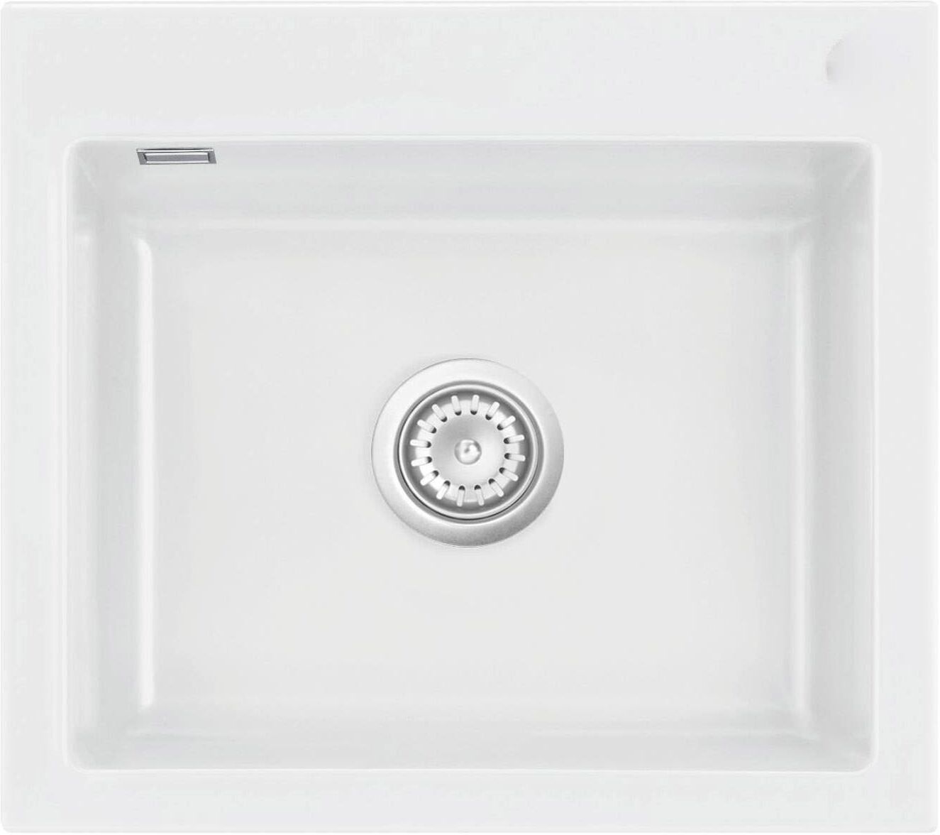 Systemceram Keradomo Mera 57 built-in sink with eccentric operation, with tap hole drilling 505702-12